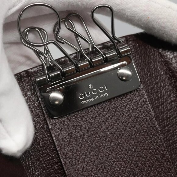 GUCCI GG Canvas Key Case Beige 127048 1147 Auth 142039V - shop